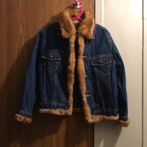 MINK JEAN JACKET